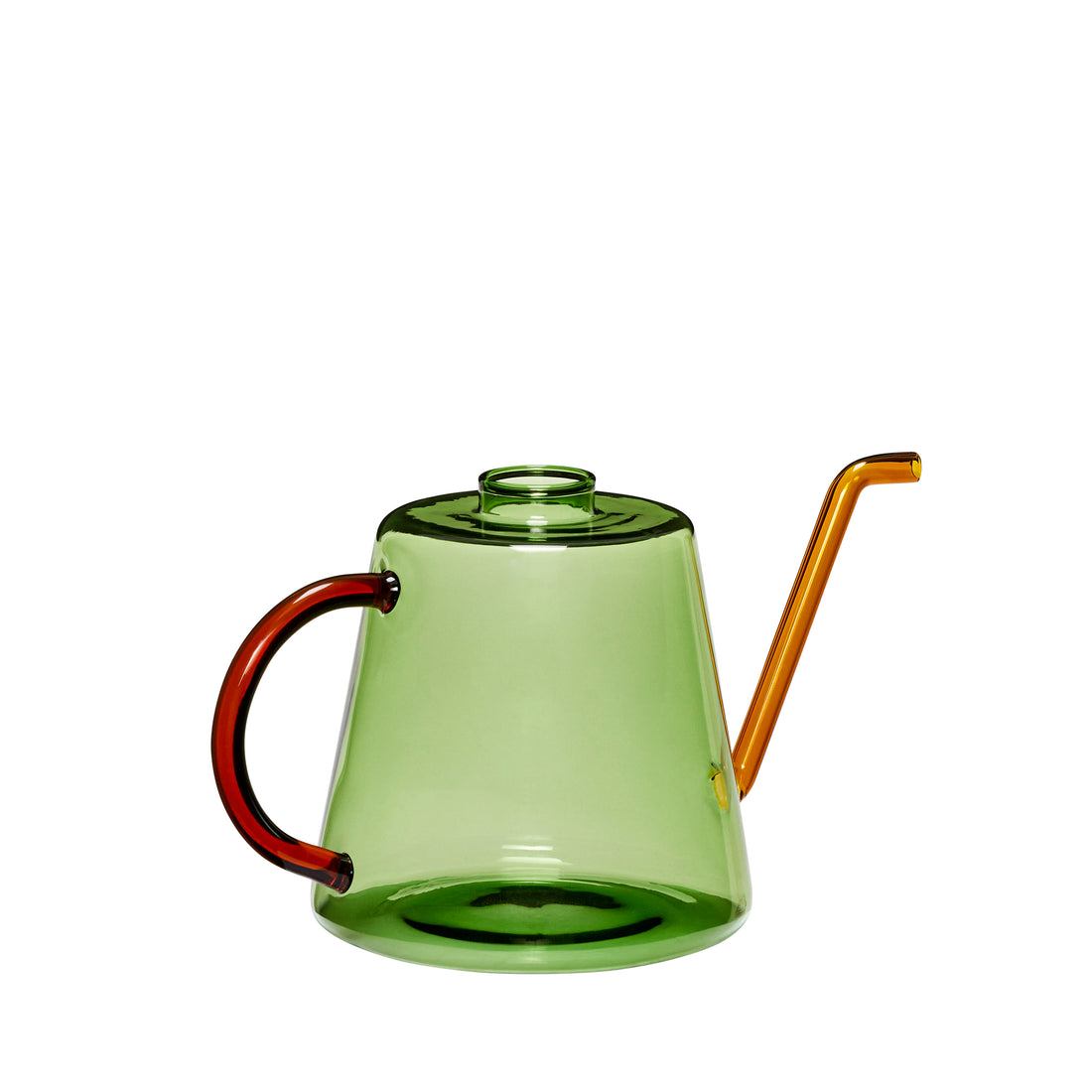 Flora water jug green/amber color - 24x14xh14cm