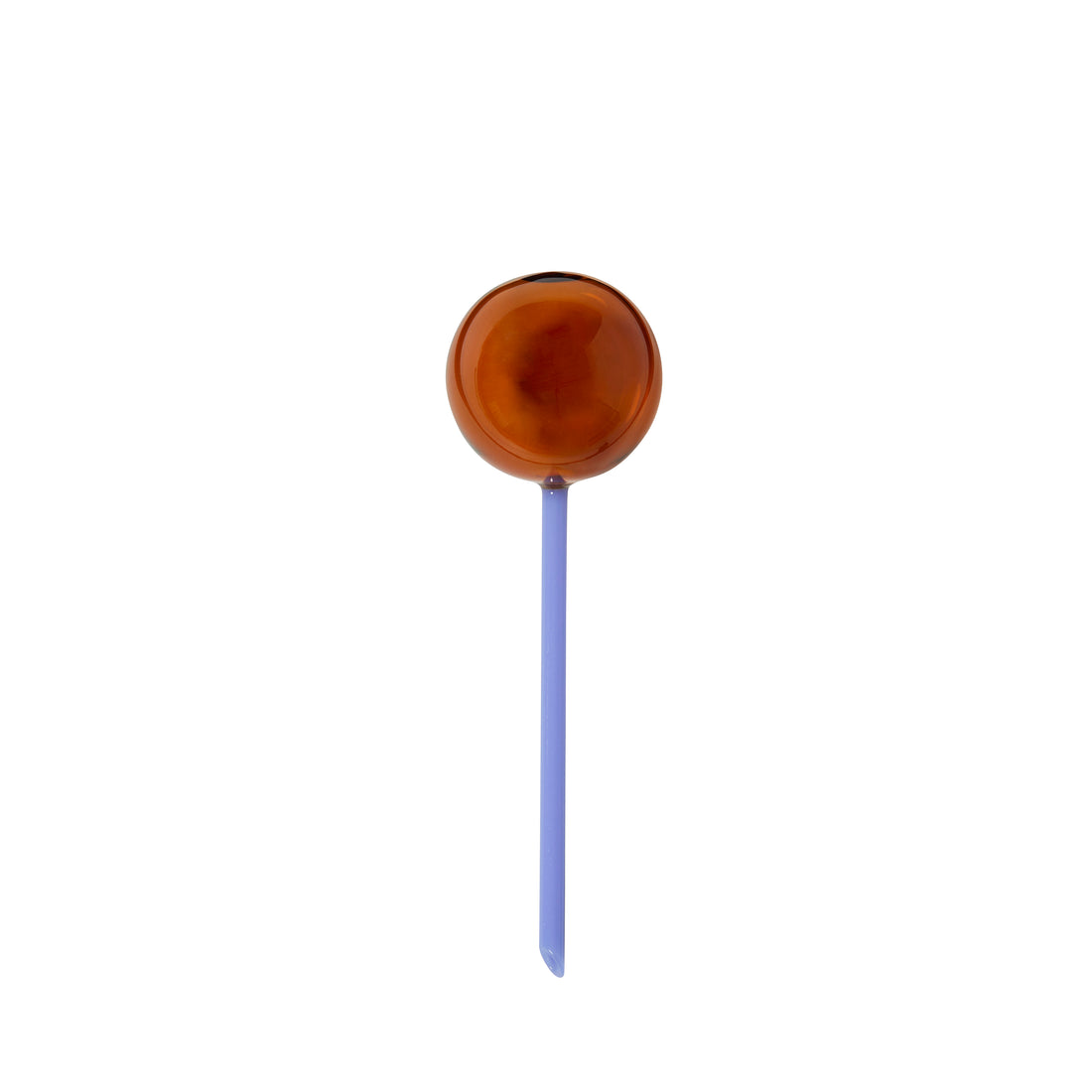 Flora Self -watering amber color/blue - 8x8xh27cm