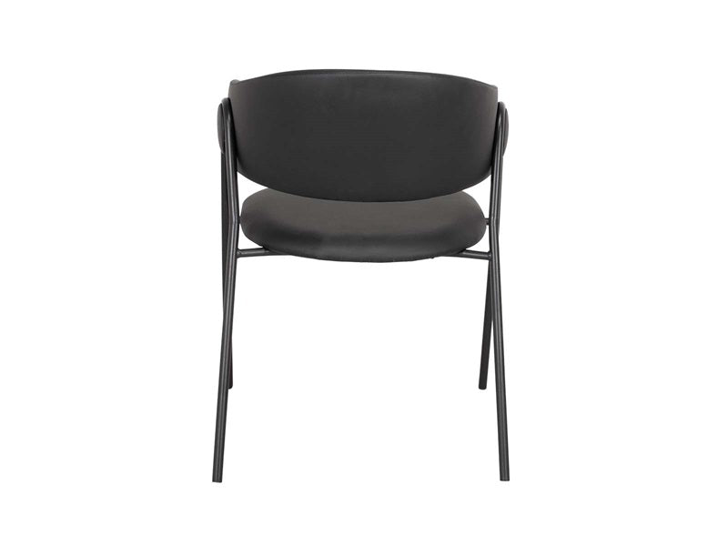 Lina dining chair - black