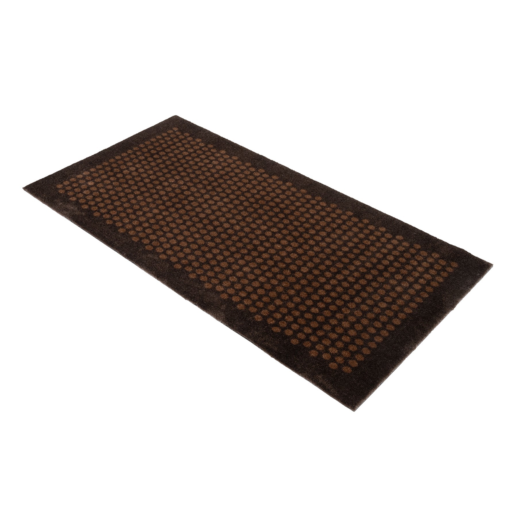 News - Carpet/Must 67 x 120 cm - Dot/Cognac -Dark Brown