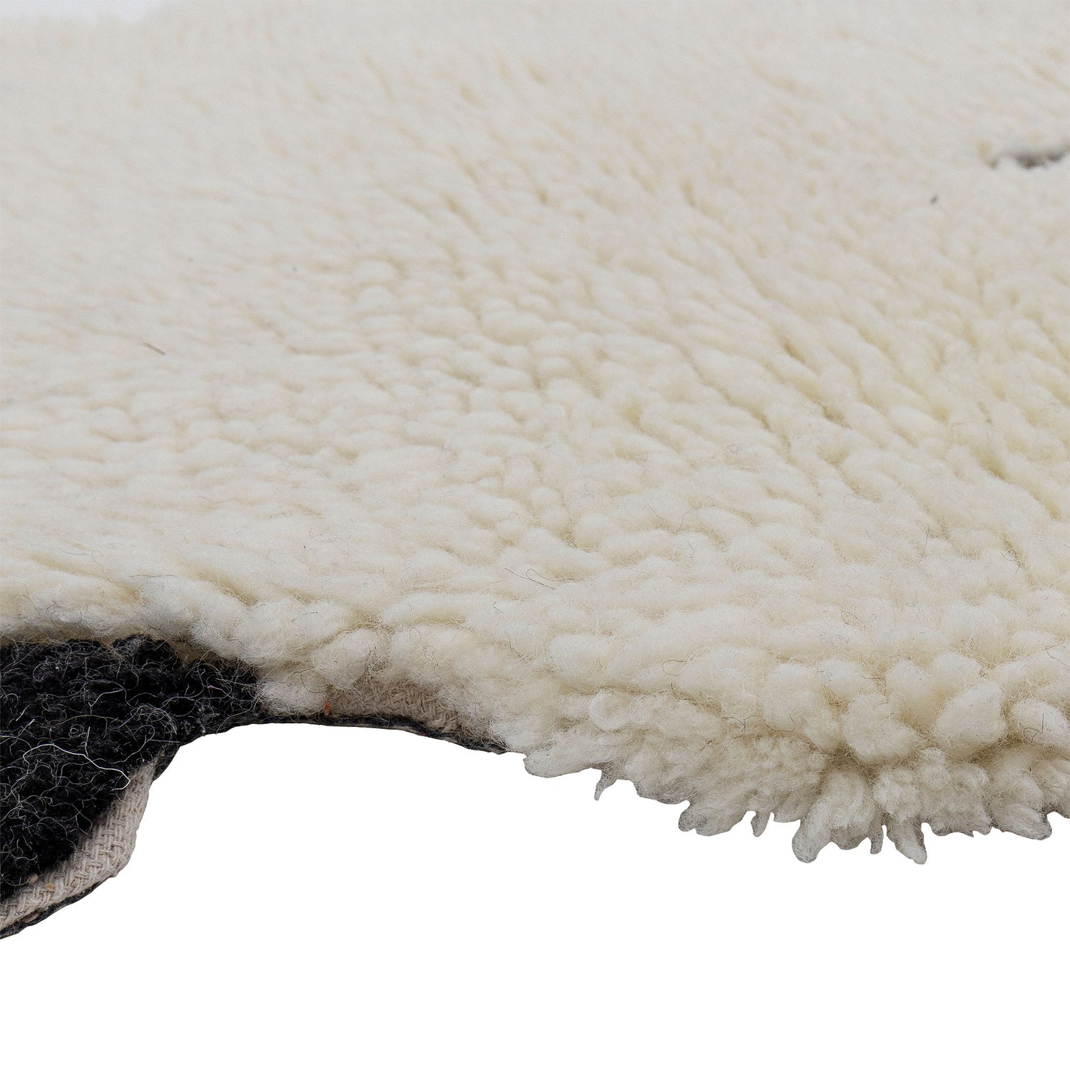 Bloomingville mini dolly rug, white, wool
