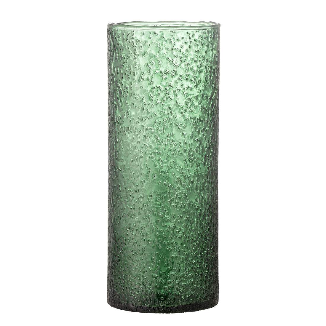 Bloomingville Zenta Vase, Green, Recycled Glass