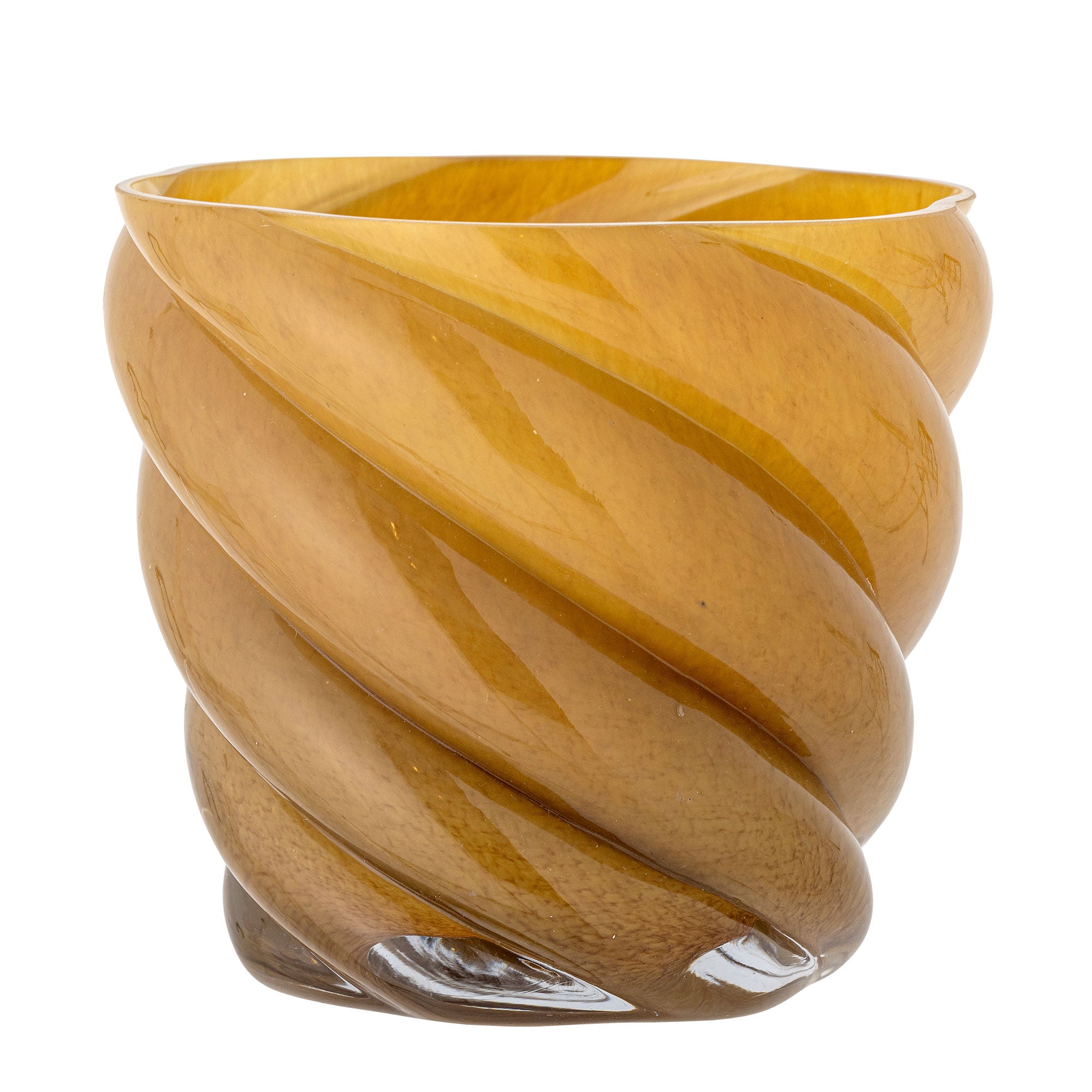 Bloomingville Callo Herbal Potted Hjules, Yellow, Glass