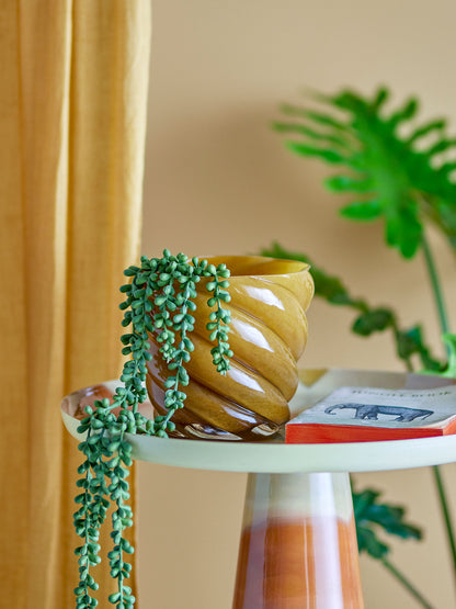 Bloomingville Callo Herbal Potted Hjules, Yellow, Glass