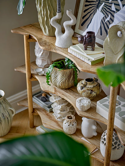 Bloomingville Dua Herbal Potted Hears, Green, Stoneware