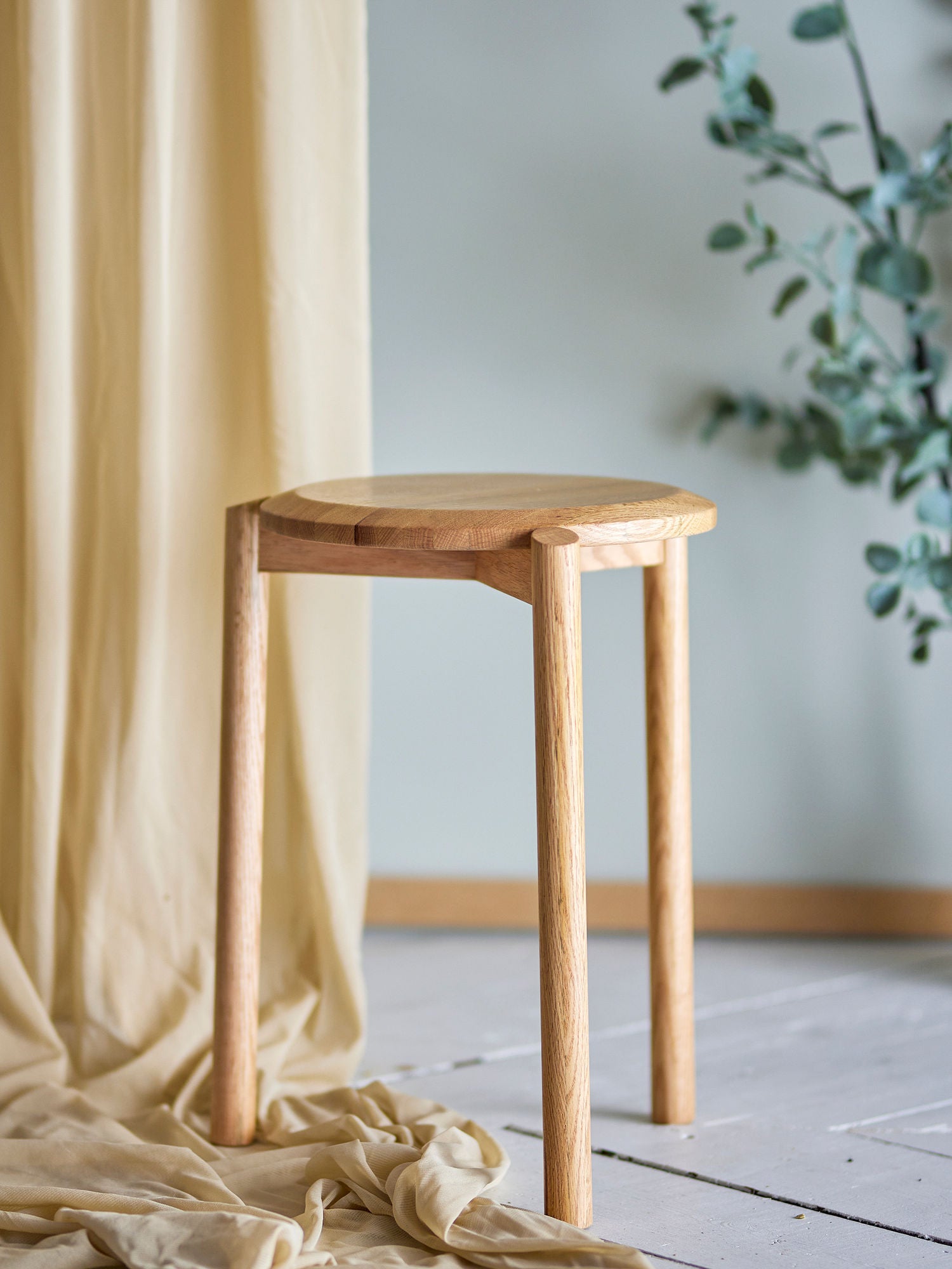 Bloomingville gil stool, nature, oak
