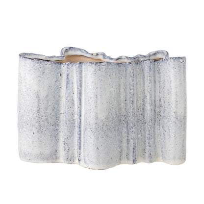 Bloomingville Lindae Vase, Blue, Stoneware