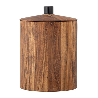 Bloomingville petro jar w/lid, nature, acacia