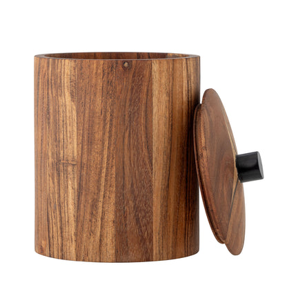 Bloomingville petro jar w/lid, nature, acacia