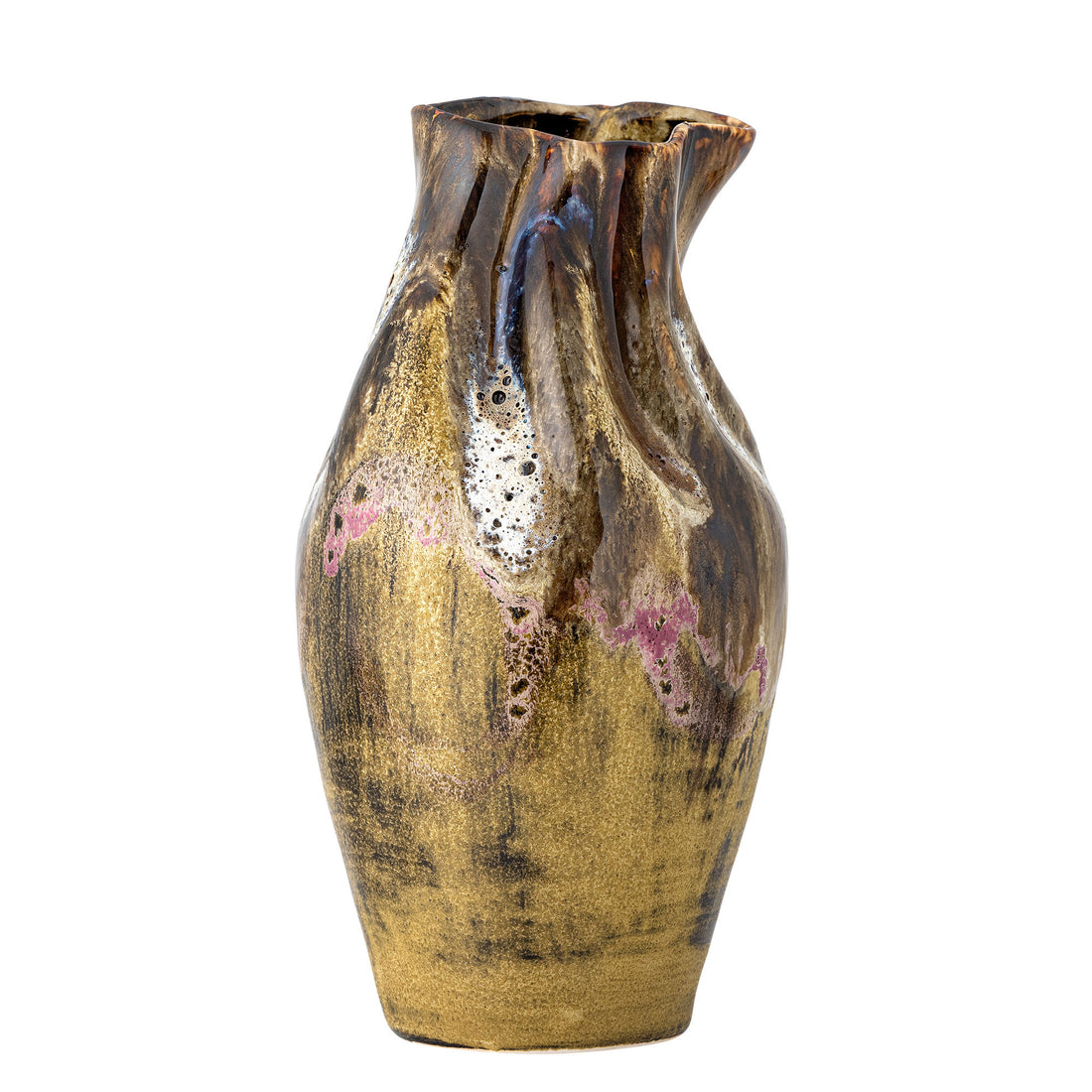 Bloomingville Benoit Vase, Brown, Stoneware