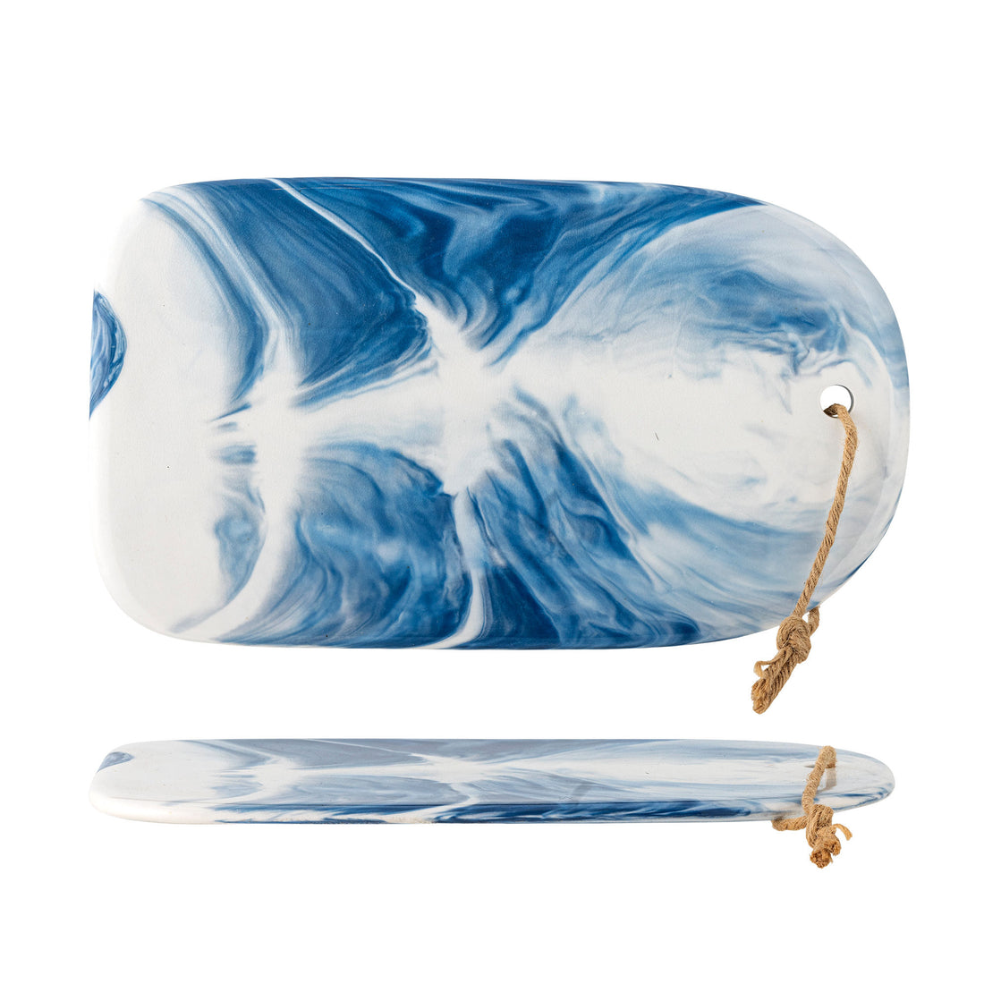 Creative Collection Aiden Cutting Board, Blue, Stoneware