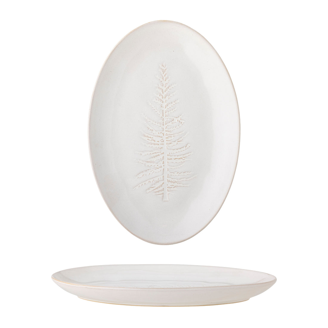 Bloomingville Winter serving dish, nature, stoneware