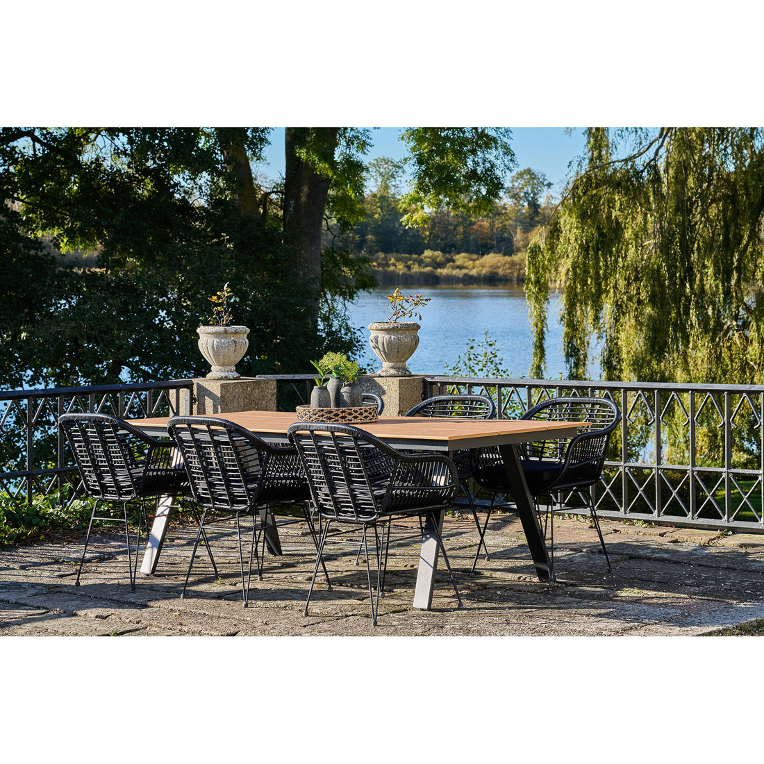 Dining table, nonwood, nature&lt;br&gt;100x220x74 cm
