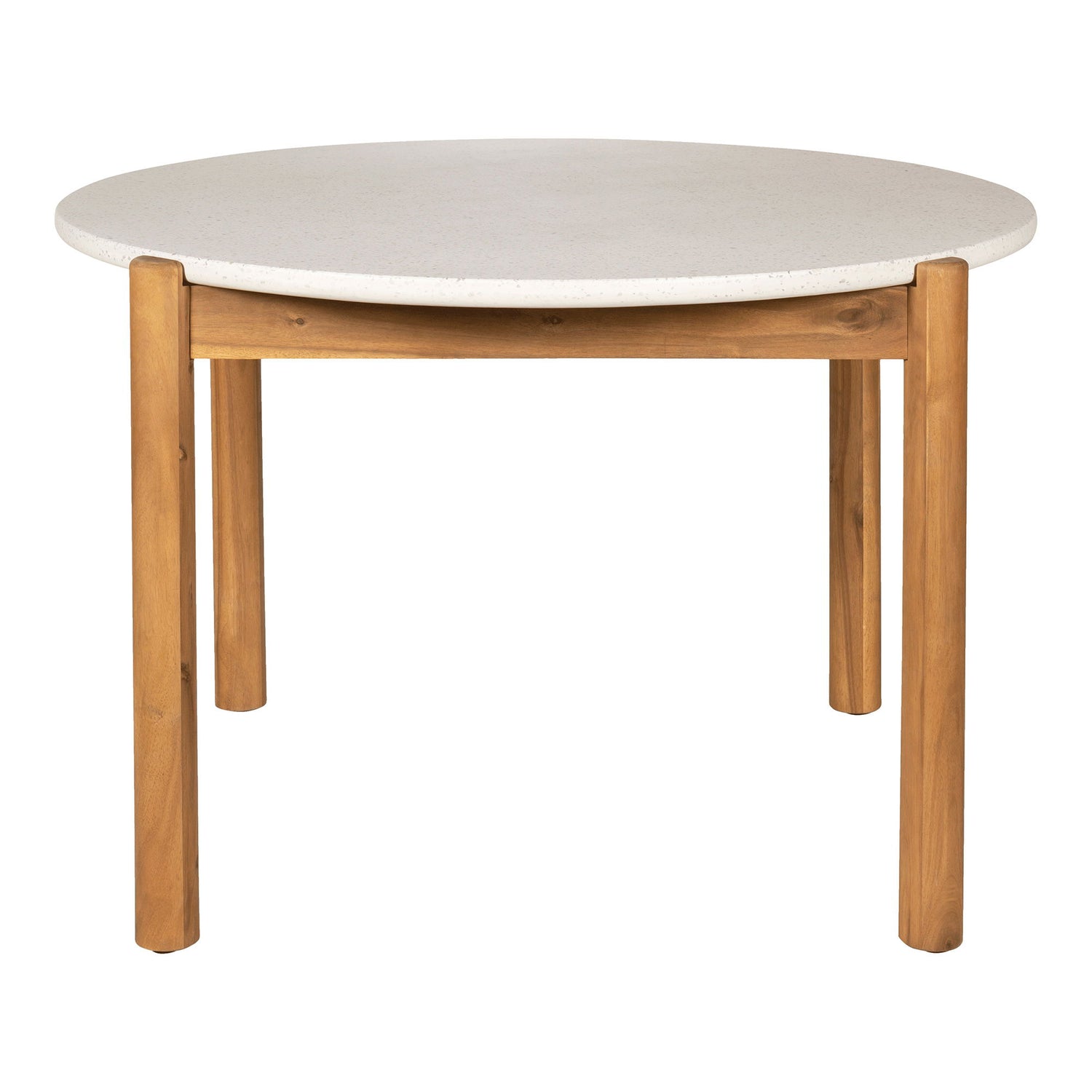 Dining table, acacia/terrazzo, nature, Ø120X76 cm