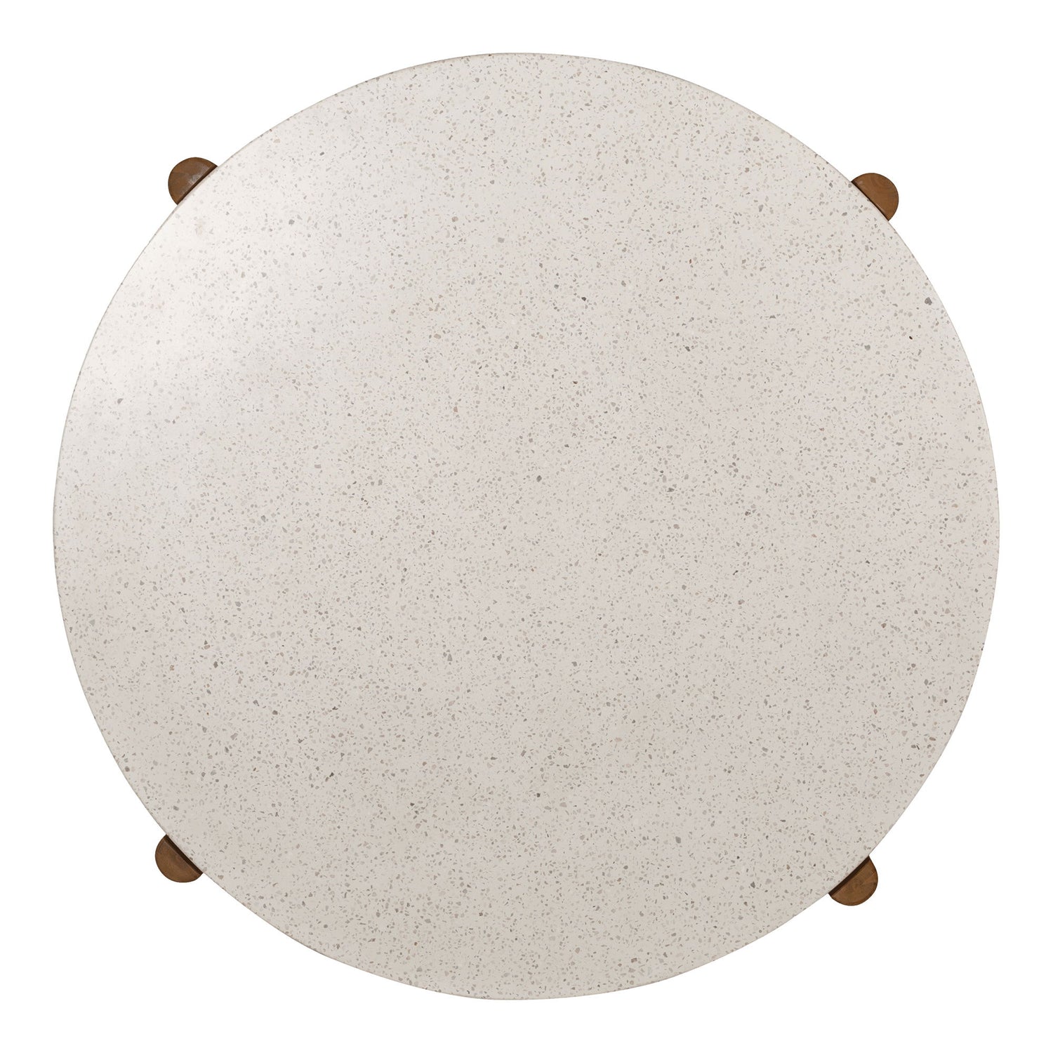 Dining table, acacia/terrazzo, nature, Ø120X76 cm