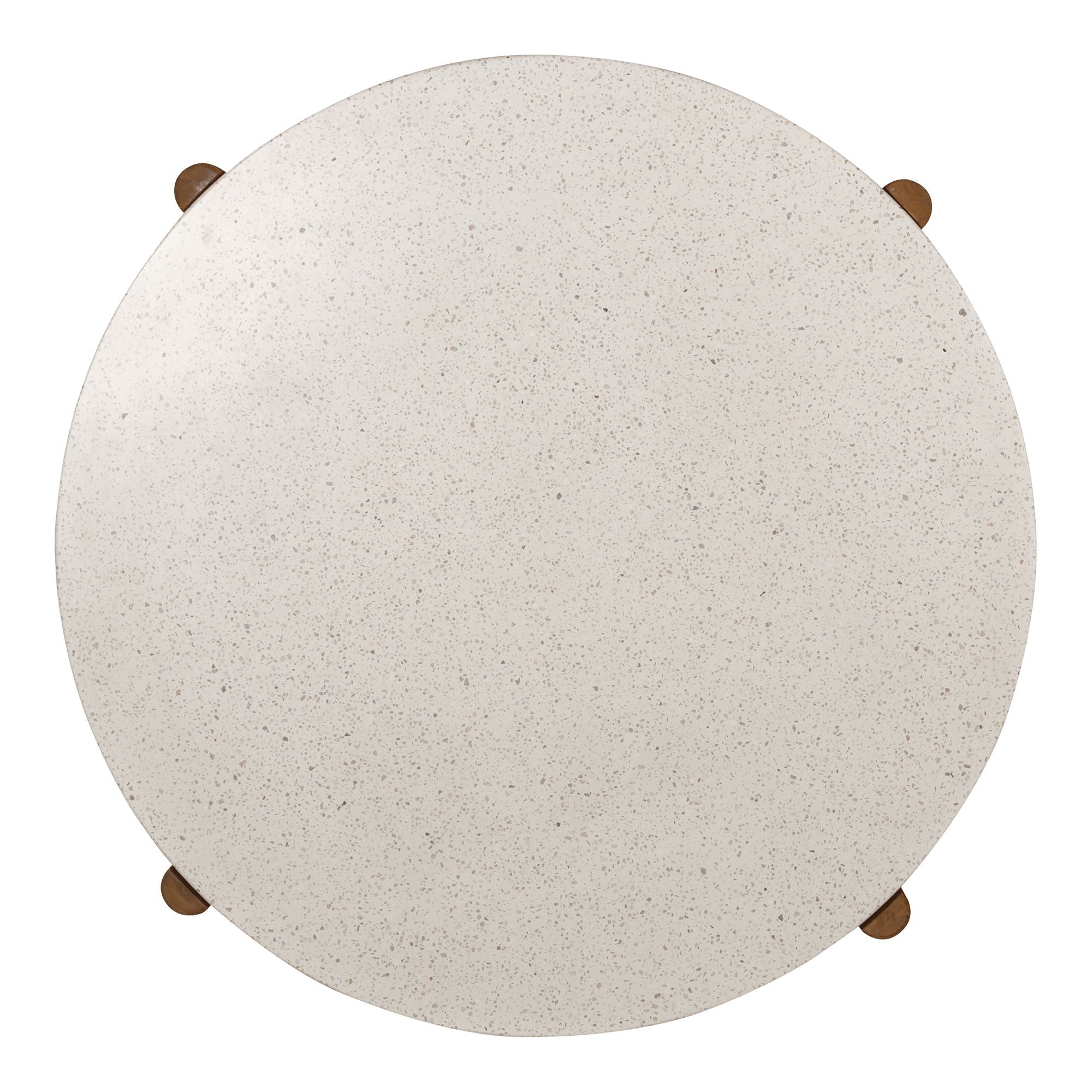 Dining table, acacia/terrazzo, nature, Ø120X76 cm