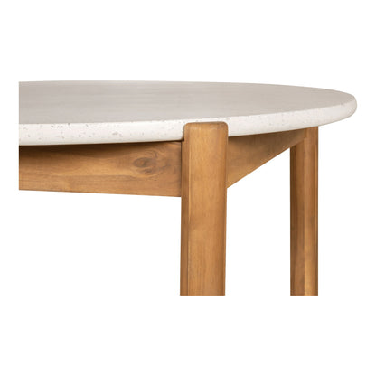 Dining table, acacia/terrazzo, nature, Ø120X76 cm