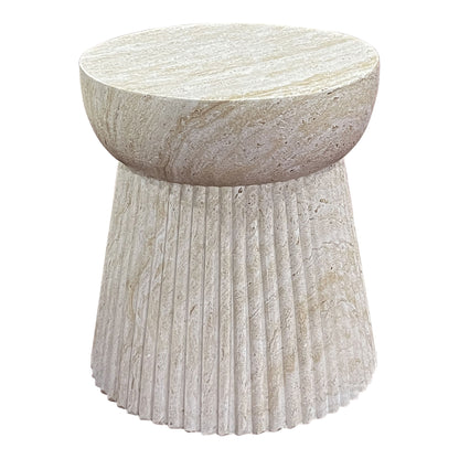 Side table, fiber clay, nature&lt;br&gt;Ø47.5x41 cm