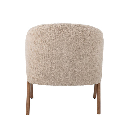 Bloomingville Camino Lounge chair, nature, rubber tree