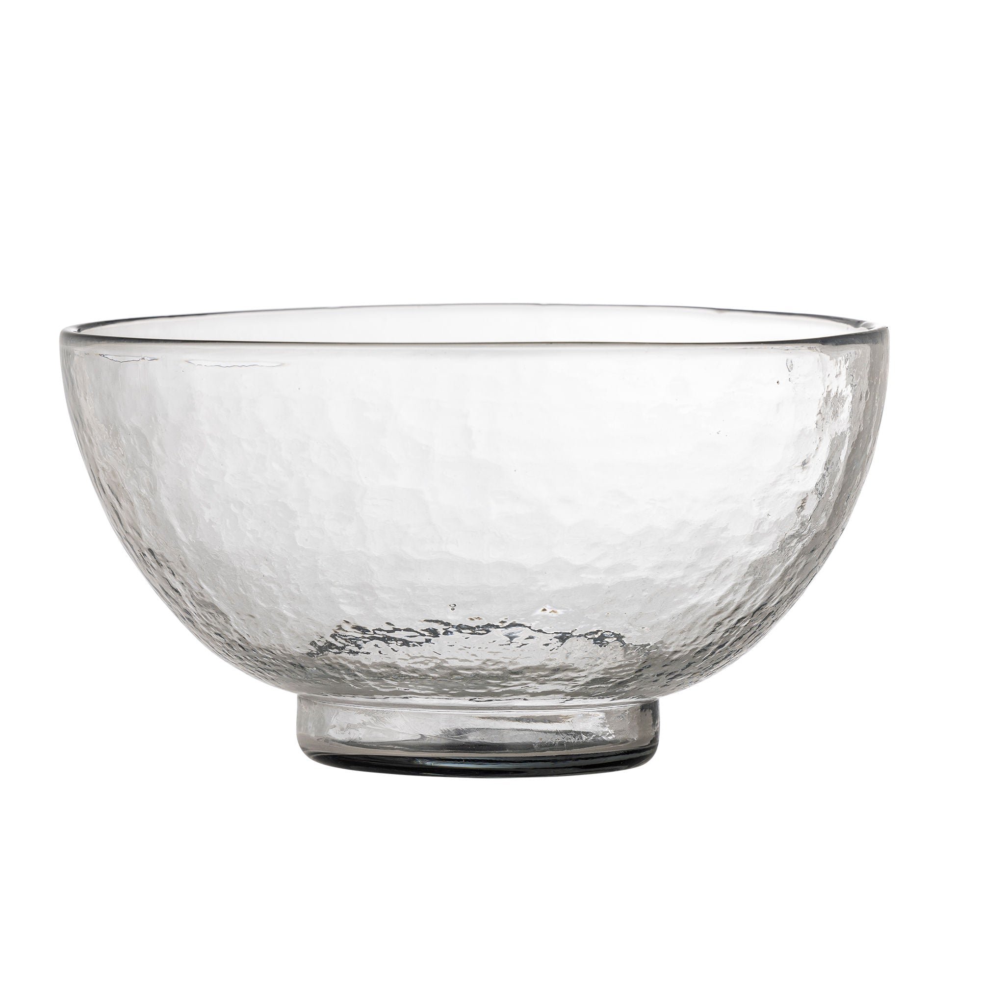 Bloomingville Taro bowl, clear, recycled glass