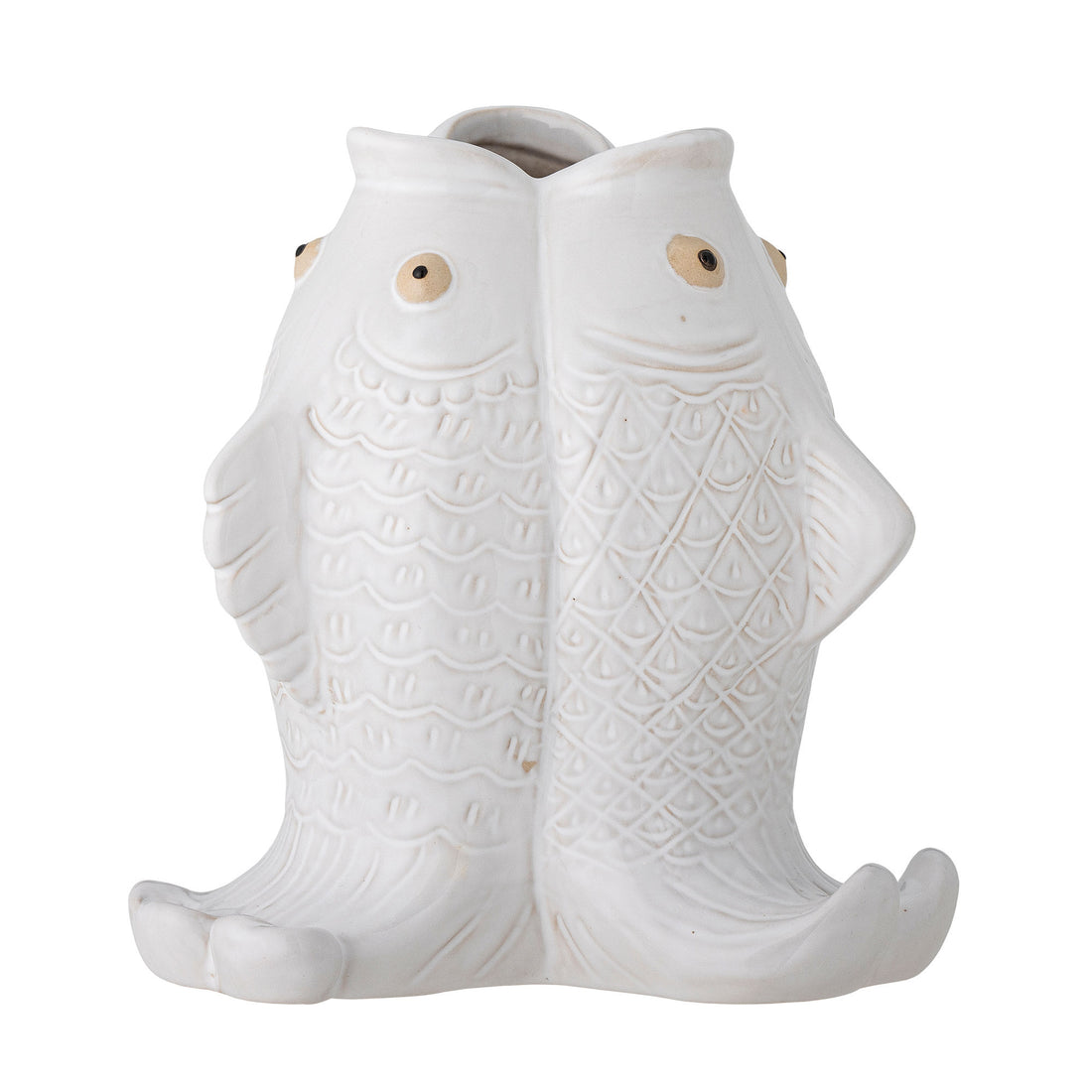 Creative Collection Fili Vase, White, Stoneware