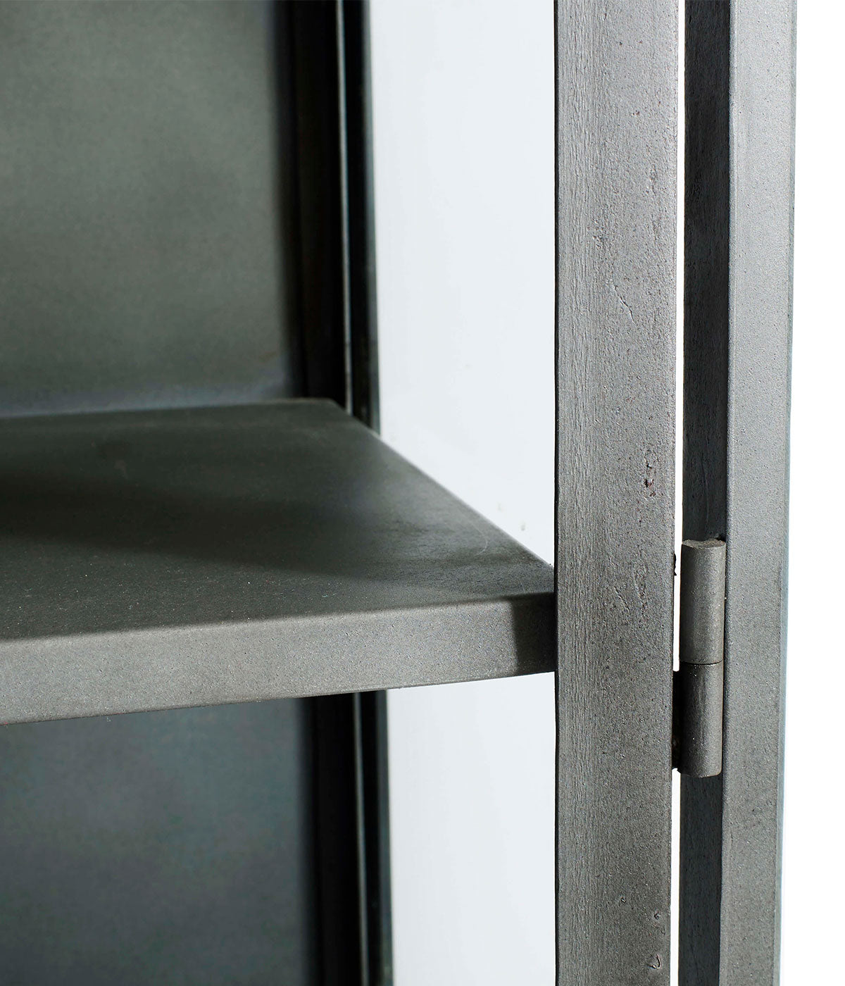 Muubs - Glass Cabinet - 2 Doors New York - Black Iron - B100XD45XH200 cm