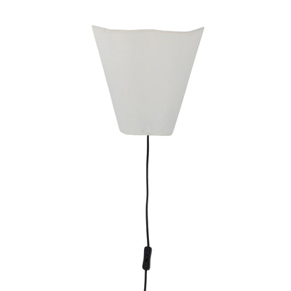 Bloomingville Janese wall lamp, white, paper