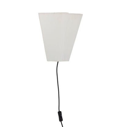 Bloomingville Janese wall lamp, white, paper
