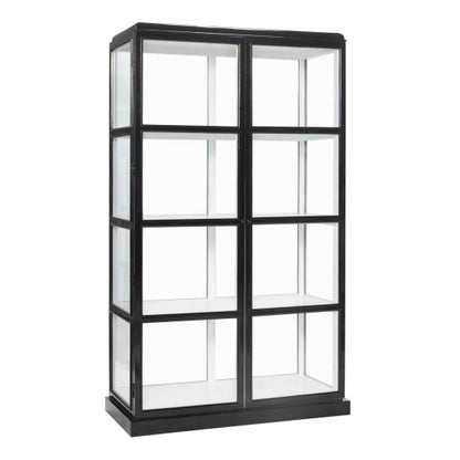 Display Cabinet Black/White - 110x50xh187cm