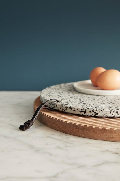 Monarch Cutting Boards Round Natural (set of 2) - ø33xh2, ø40xh2cm