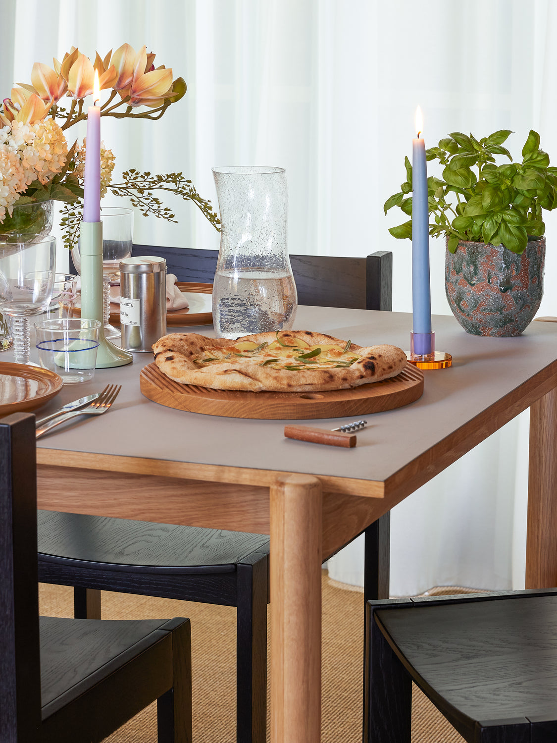 Monarch Cutting Boards Round Natural (set of 2) - ø33xh2, ø40xh2cm