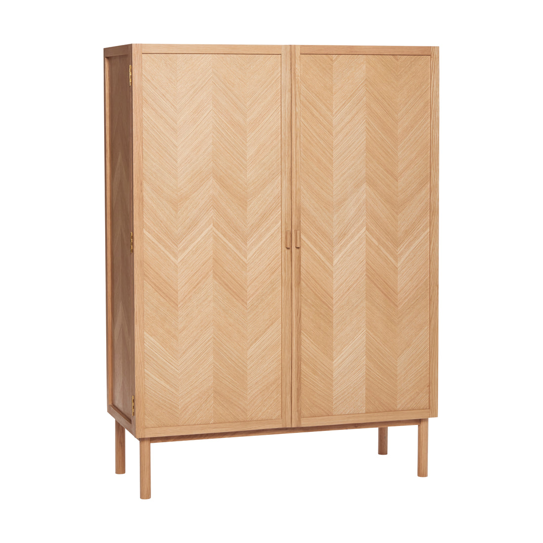 Herringbone Wardrobe Medium Natural - 100x42xh140cm