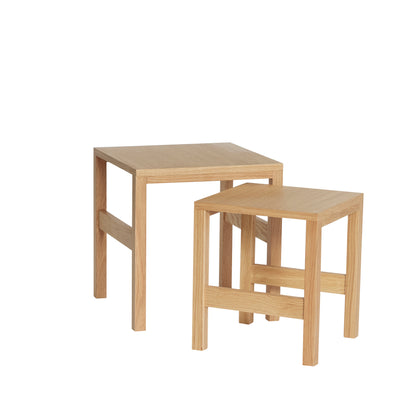 Puzzle Tables Nature (set of 2) - 32x32xH37, 40x40xH42cm