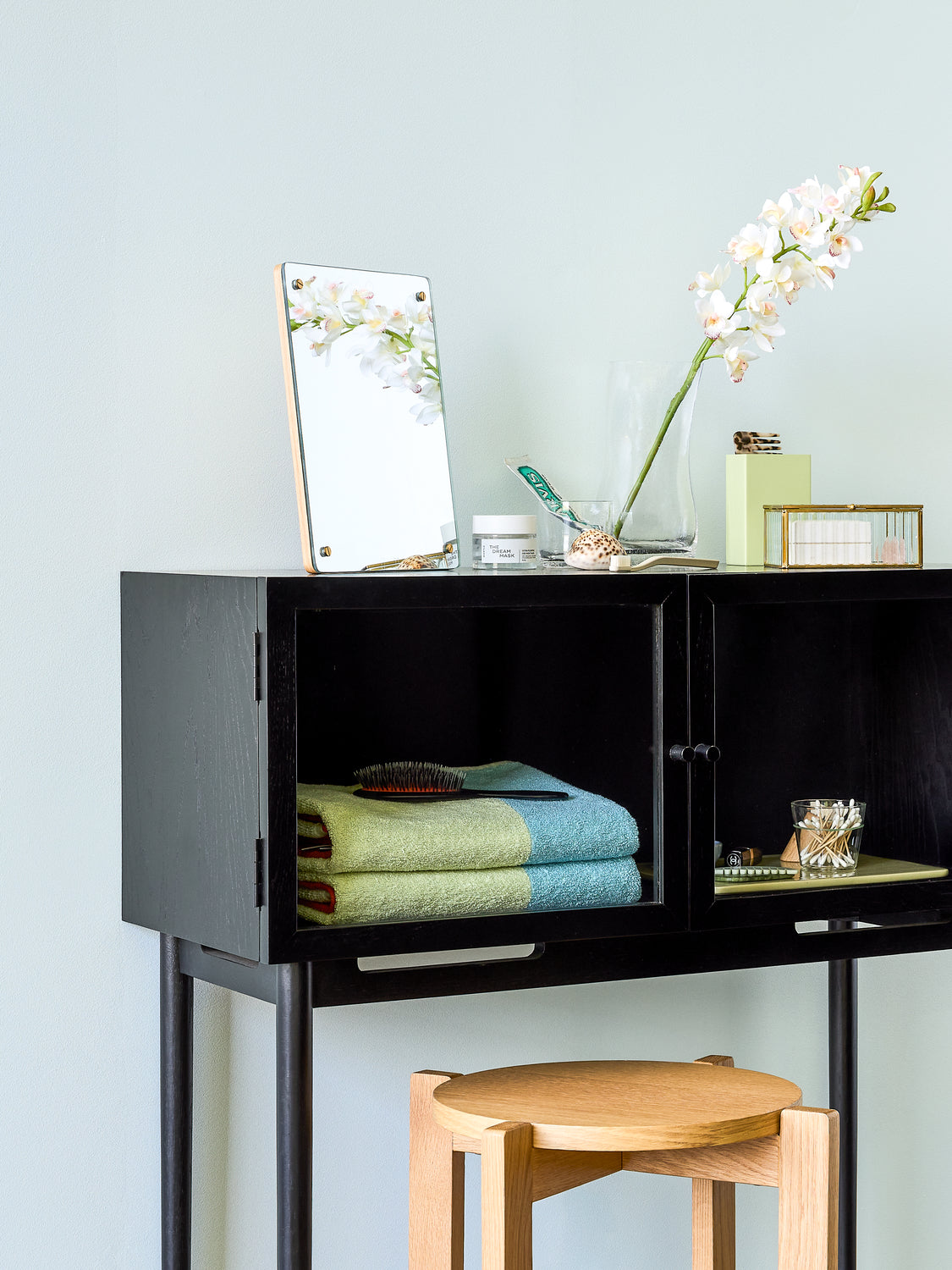 Museum Console Table Black - 90x35xh90cm