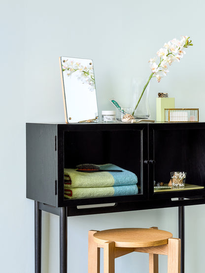 Museum Console Table Black - 90x35xh90cm