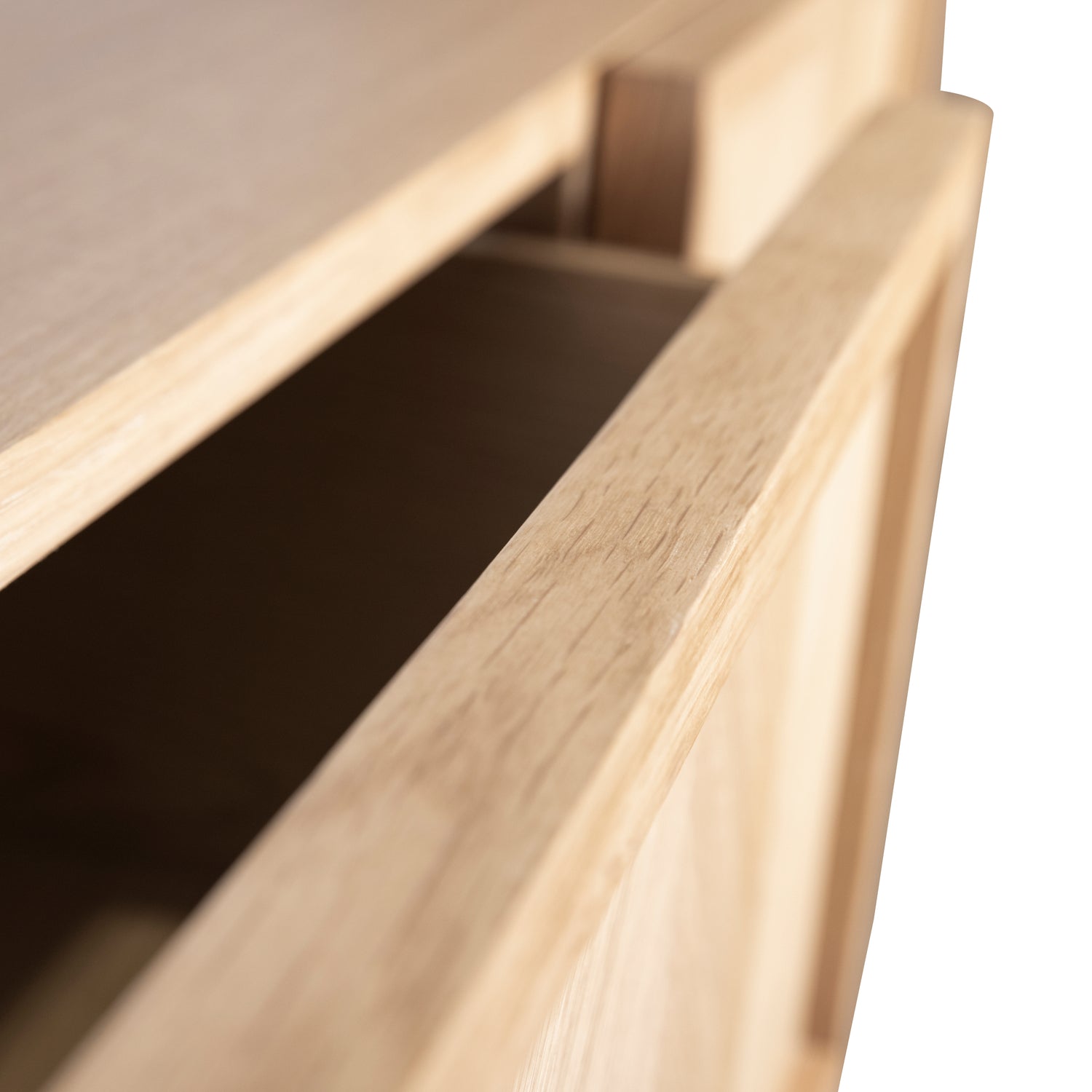 Herringbone Console Table Drawers Natural - 150x38xh90cm