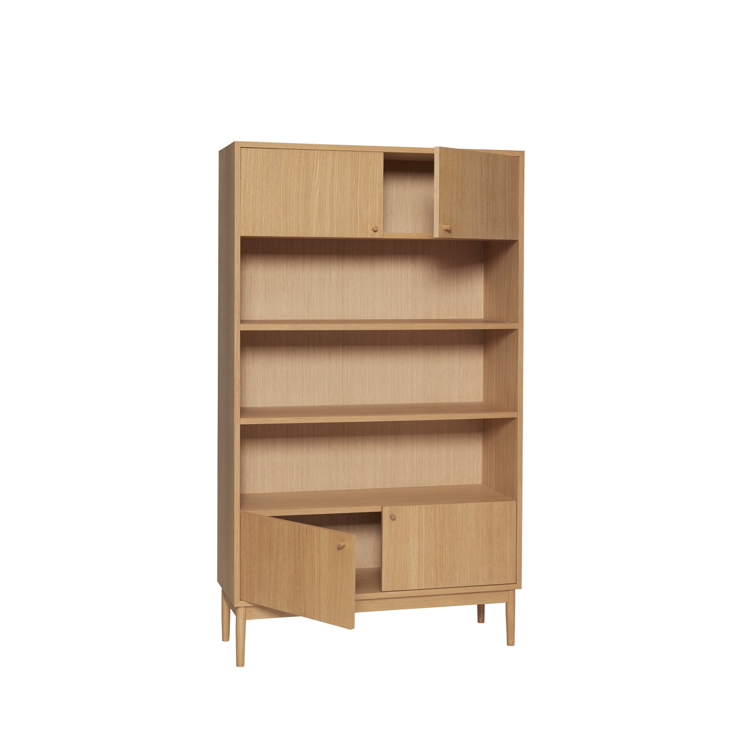 Prime Bookcase Natural - 100x35xh170cm