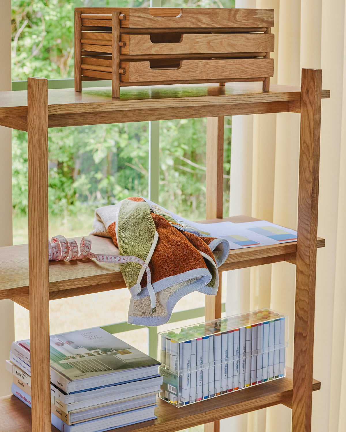 Epoch Bookcase Natural - 80x39xh150cm