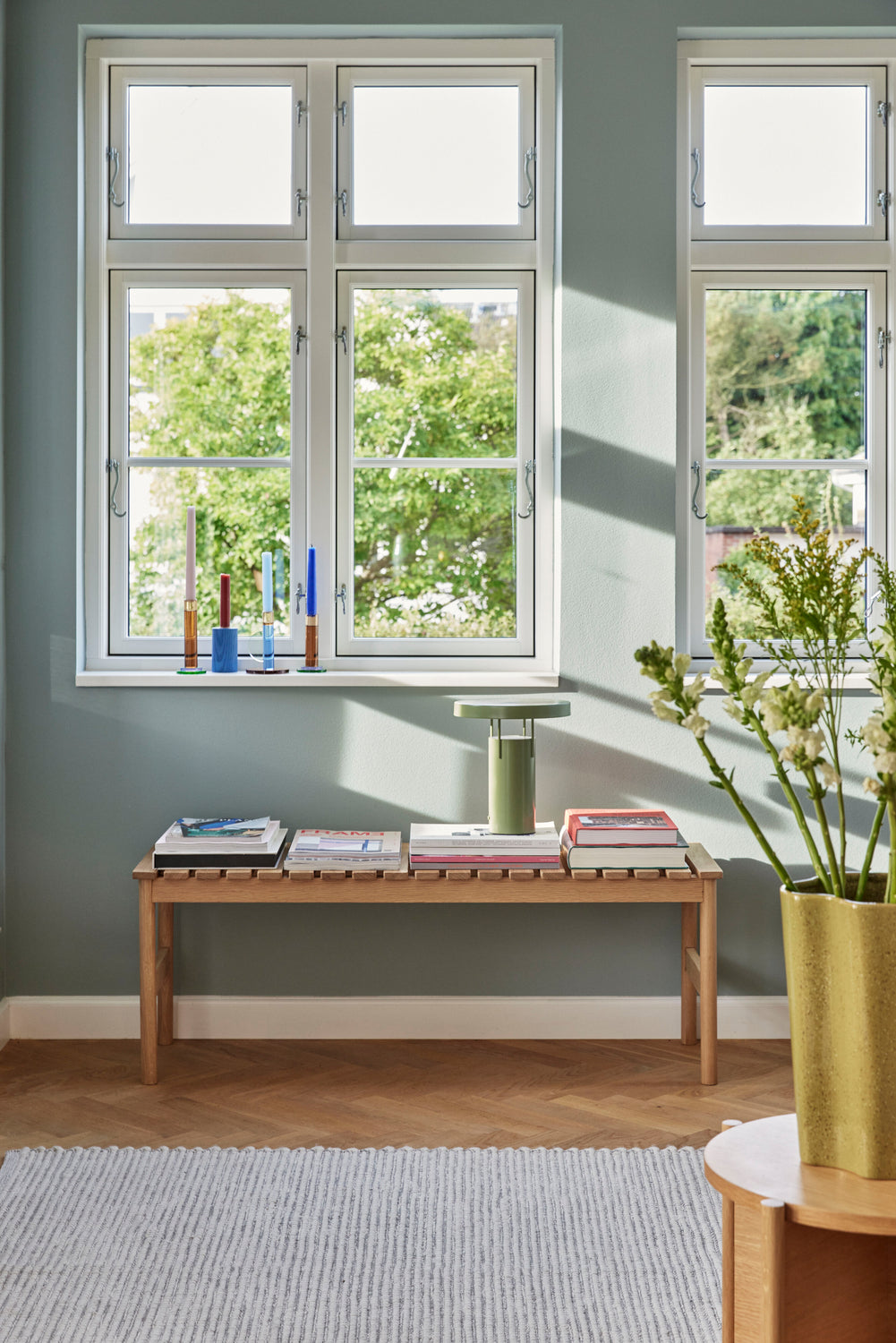 Row Bench Large Natural - 122x40xh45cm