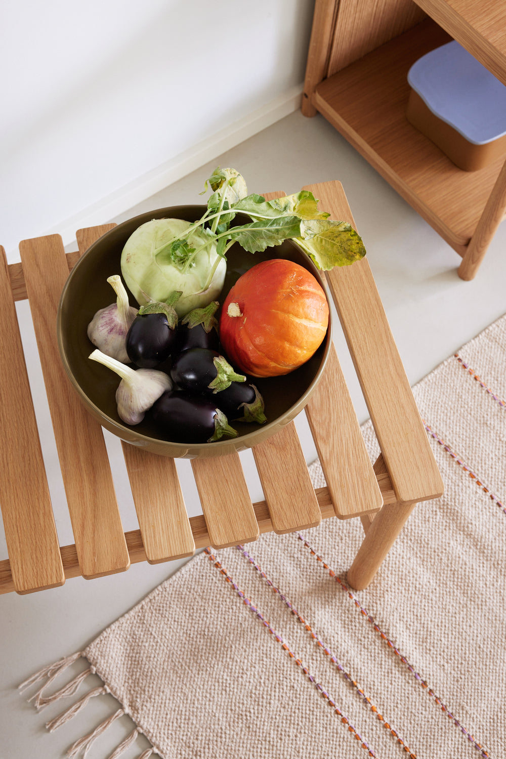 Row Bench Small Natural - 70x40xh45cm