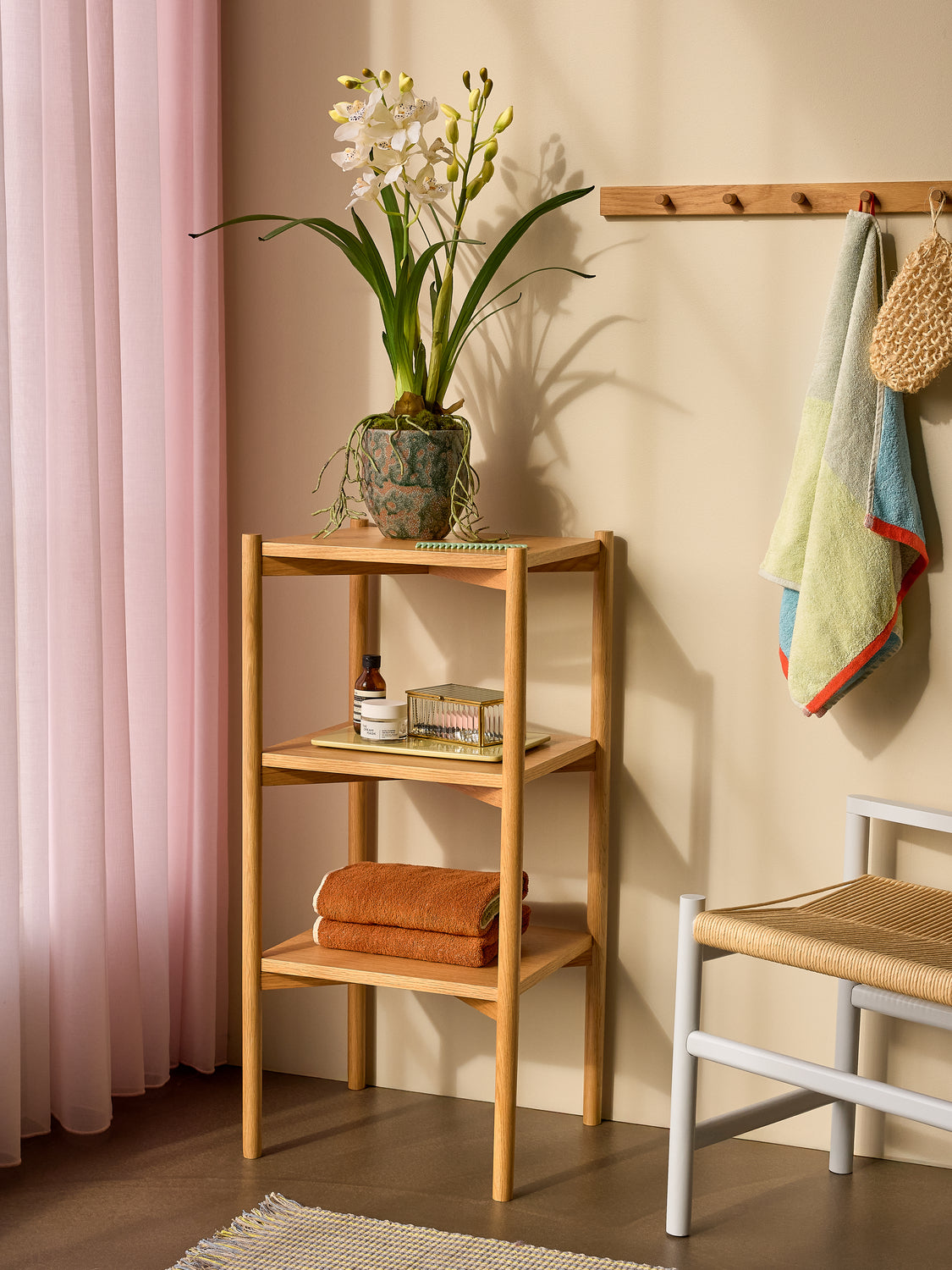 Solution Bookcase Natural - 43x38xh91cm