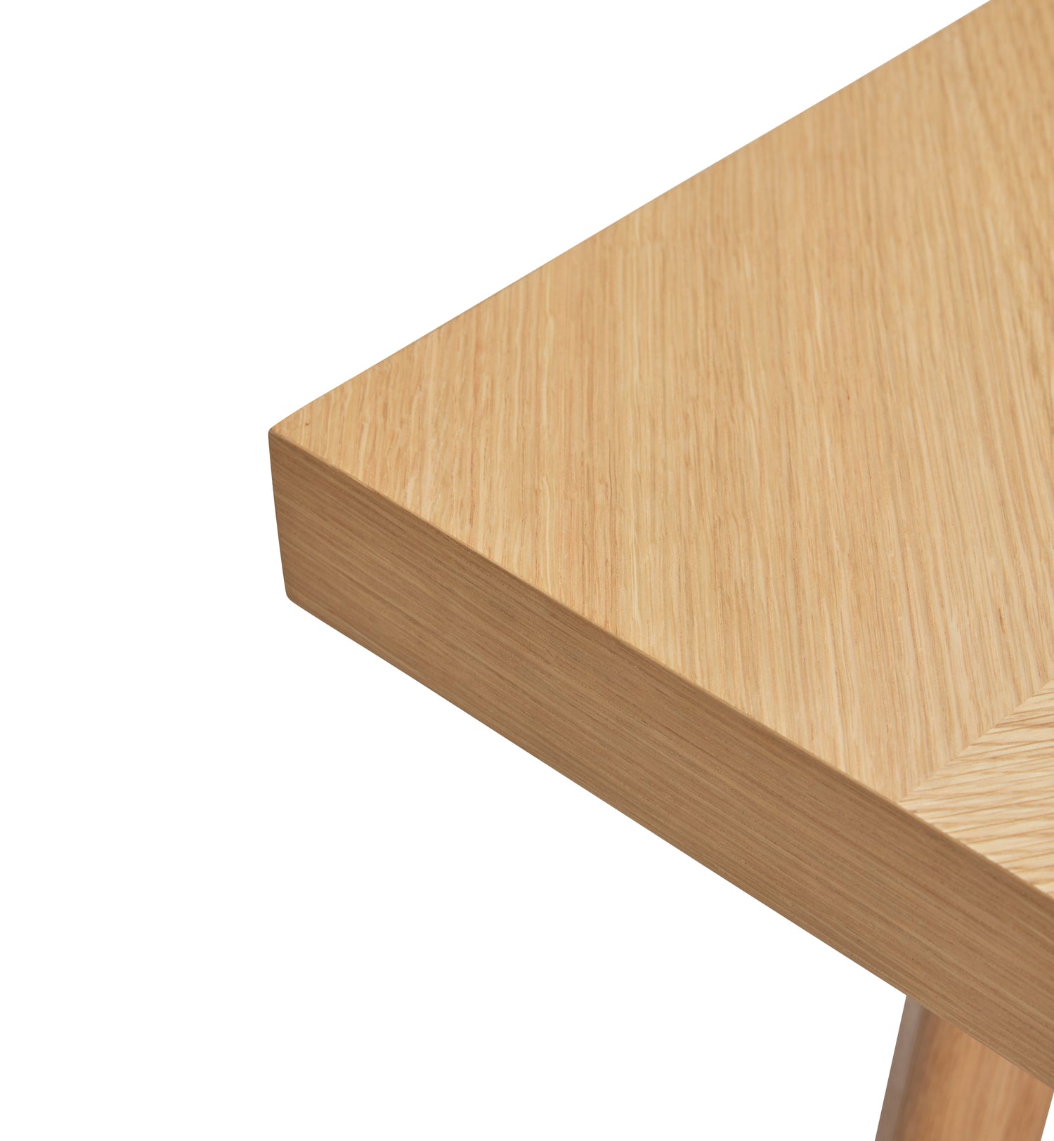 Herringbone dining table small nature - 160x80xh78cm