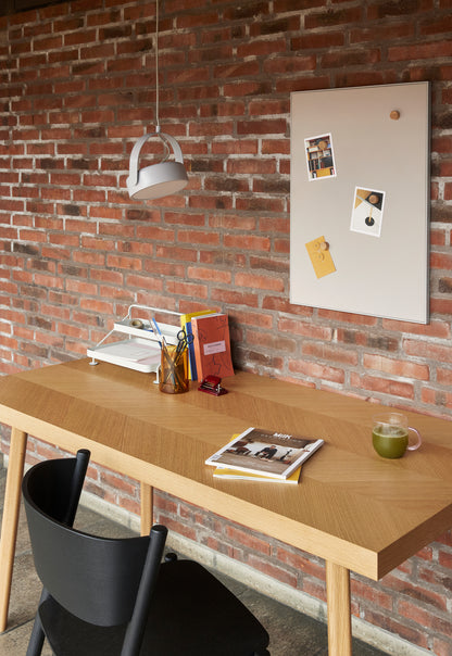 Herringbone dining table small nature - 160x80xh78cm