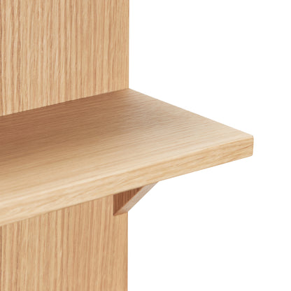 Straight Bookcase Natural - 40x14xh54cm
