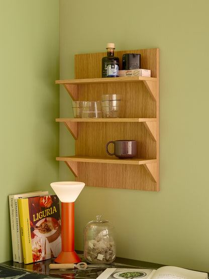 Straight Bookcase Natural - 40x14xh54cm