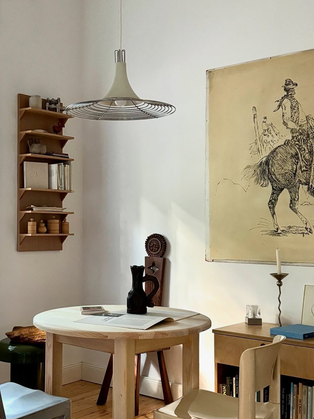 Straight Bookcase Natural - 40x14xh54cm