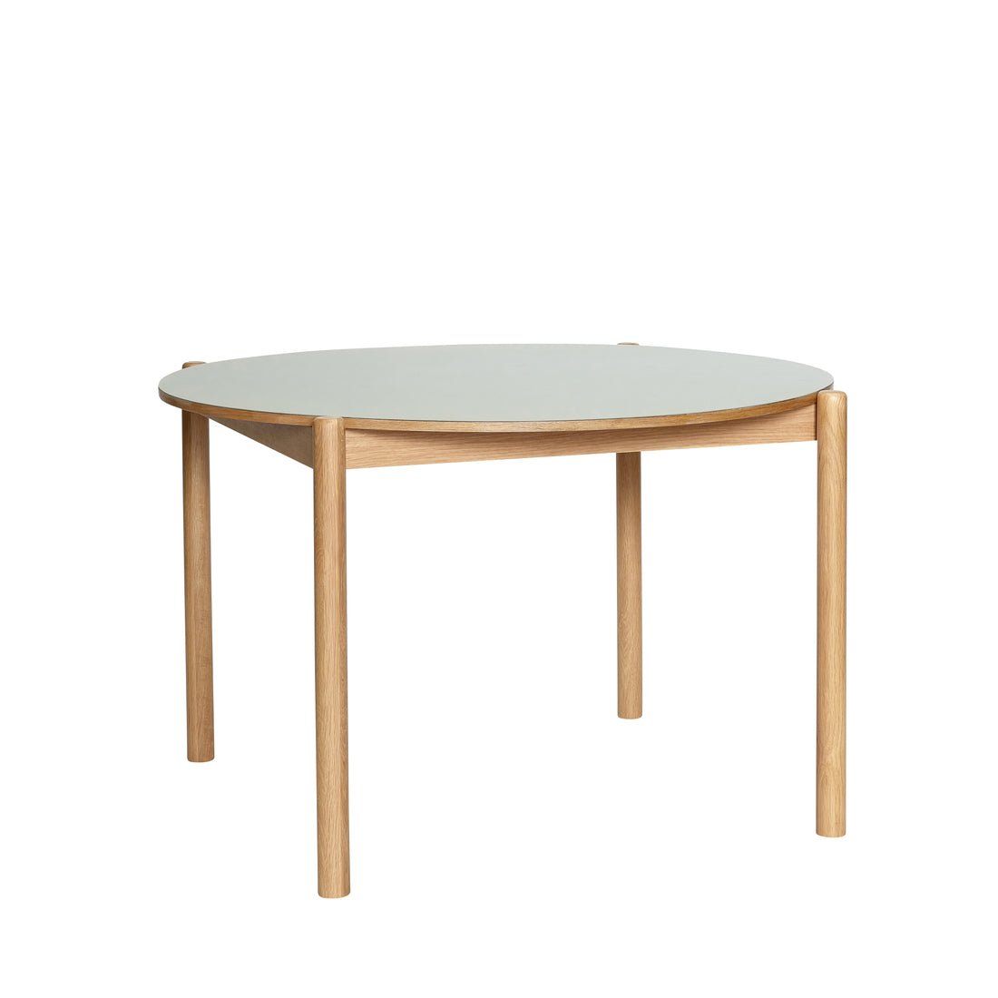 Oblique Dining Table Round Gray - ø115xh75cm