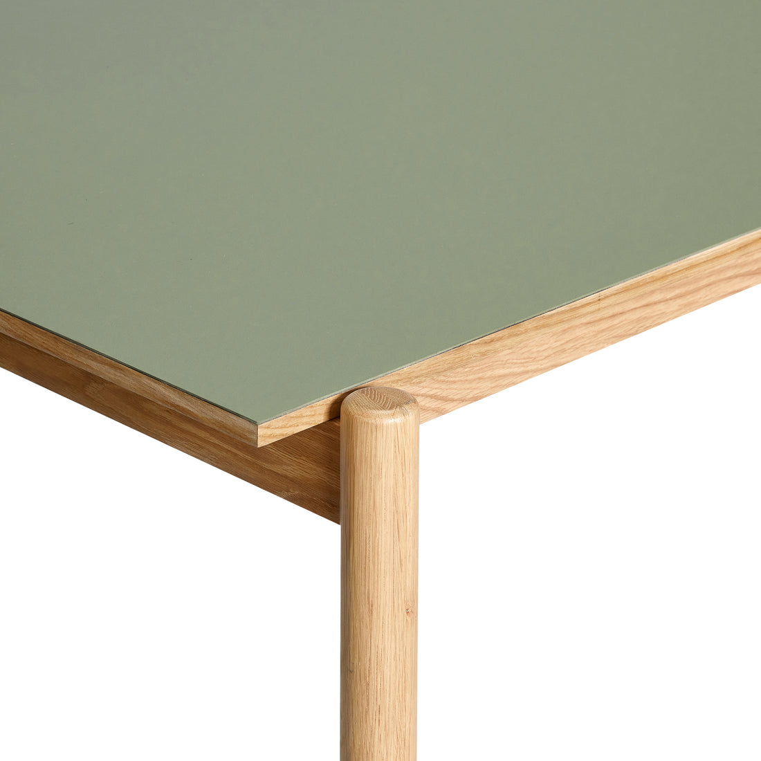 Oblique Dining Table Rectangular Olive Green - 190x107xh75cm