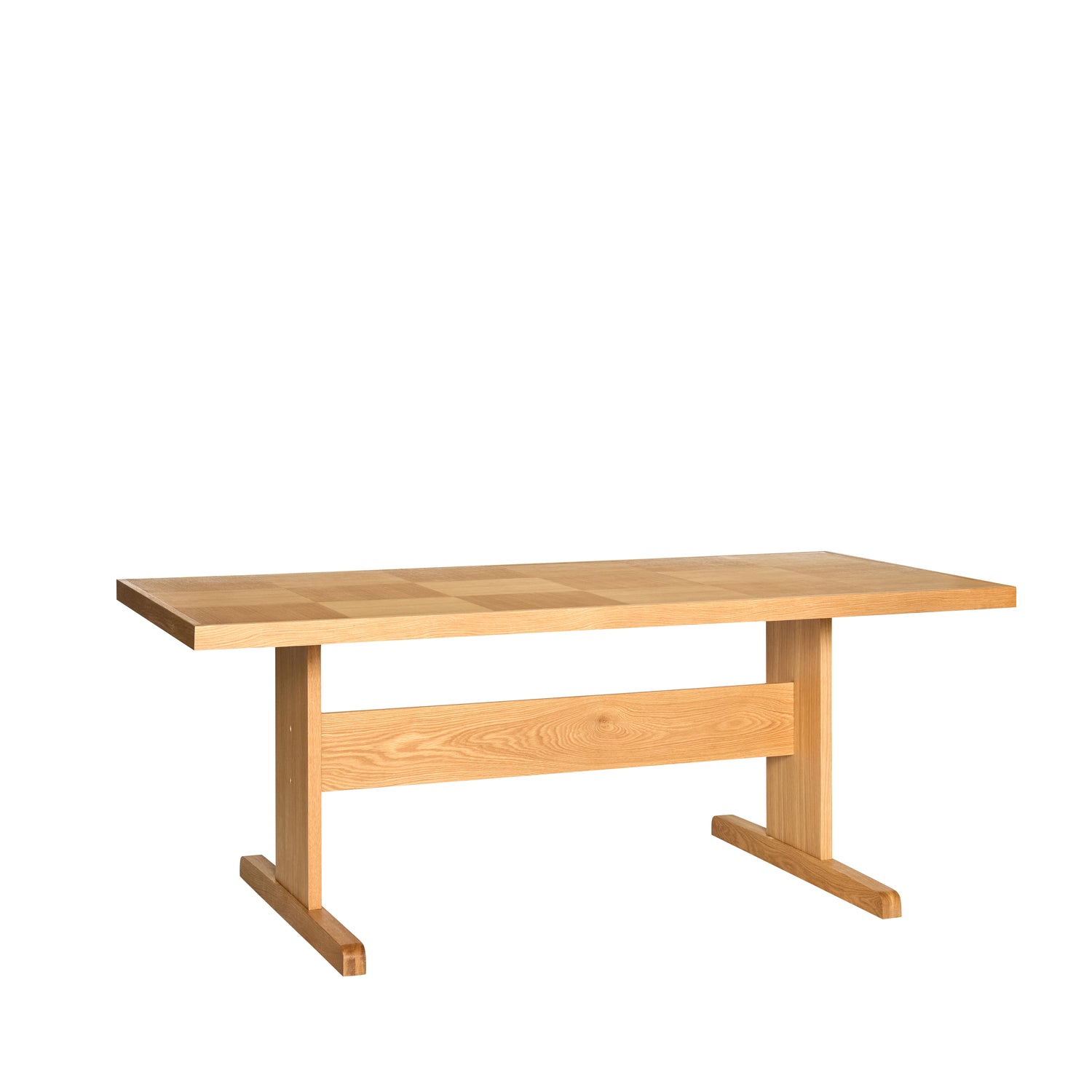 Chess Dining Table Natural - 195x95xh74cm