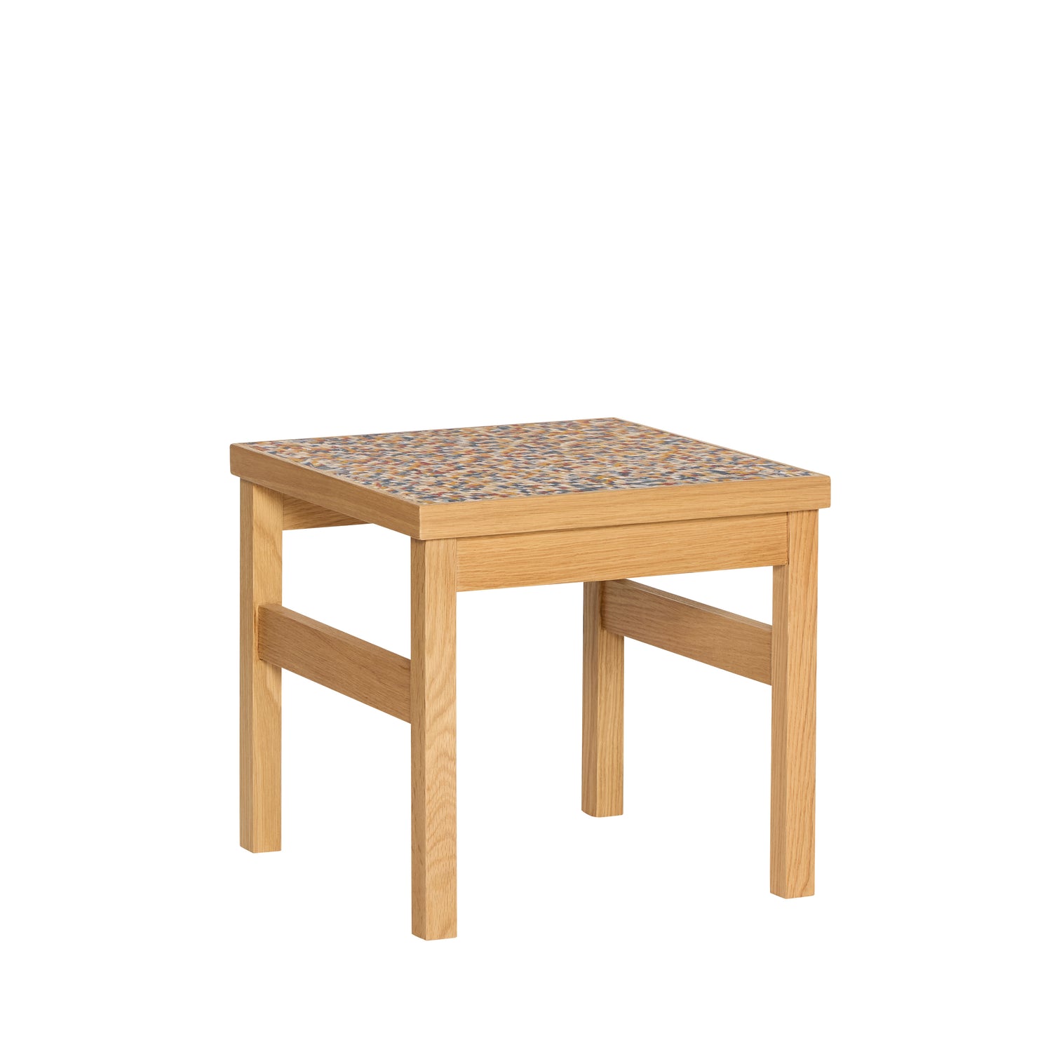 Confetti Side Table Multicolored - 40x40xh38cm